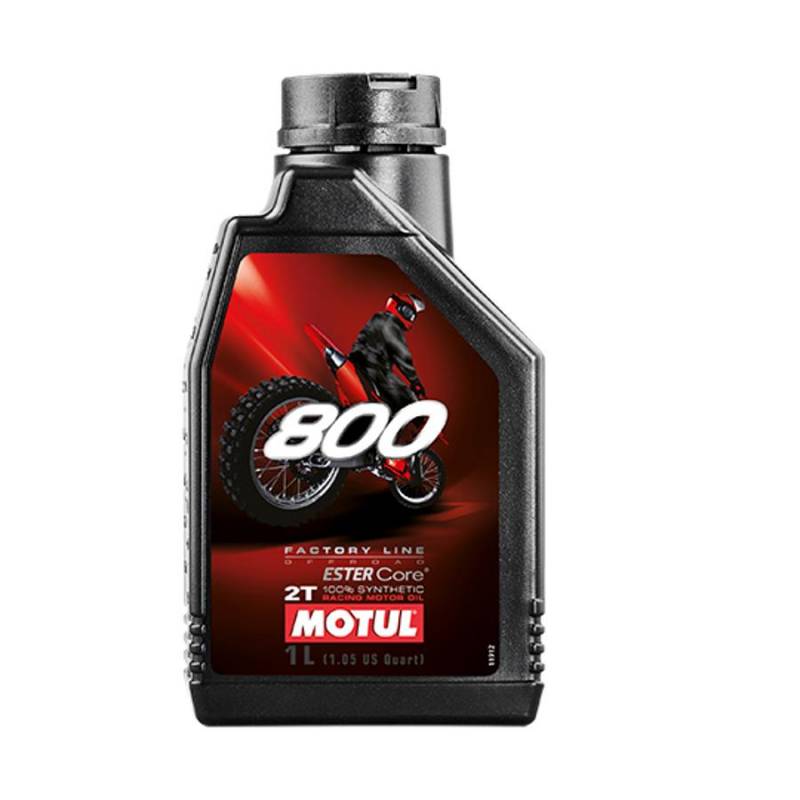 HUILE MOTEUR 2T MOTUL 800 FACTORY LINE OFF ROAD (1L) Huile MOTUL 800 2T FACTORY LINE OFF ROAD - 1L Uniquement par mÃ©lange origine MOTUL -DISPO
