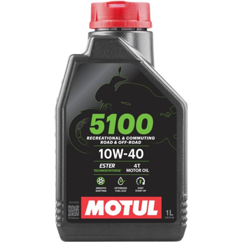 HUILE MOTEUR 4T MOTUL 5100 10W40 (1L) 104066 - HUILE MOTEUR 4T MOTUL 5100 10W40 (1L) origine MOTUL -DISPO
