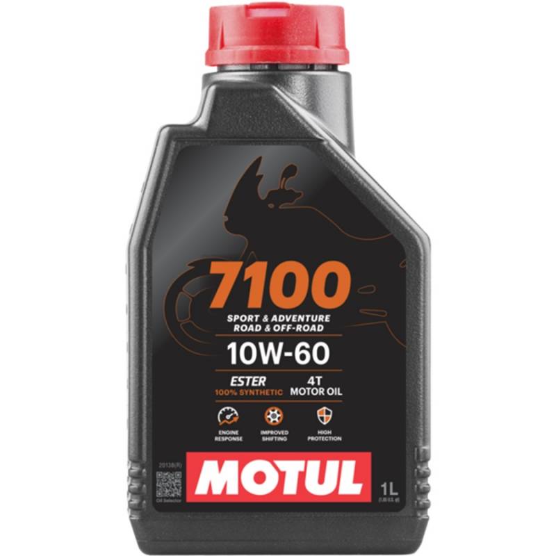 HUILE MOTEUR 4T MOTUL 7100 10W60 (1L) HUILE MOTEUR 4T MOTUL 7100 10W60 (1L) origine MOTUL -DISPO