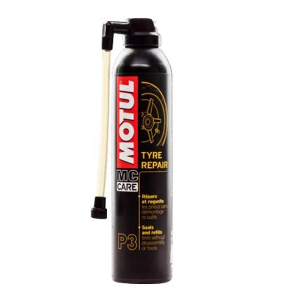 MOTUL P3 BOMBE ANTI-CREVAISON SCOOTER/MOTO/AUTO TYRE REPAIR (AEROSOL 300ML) 102990  - MOTUL P3 BOMBE ANTI-CREVAISON SCOOTER/MOTO/AUTO TYRE REPAIR (AEROSOL 300ML) origine MOTUL -DISPO