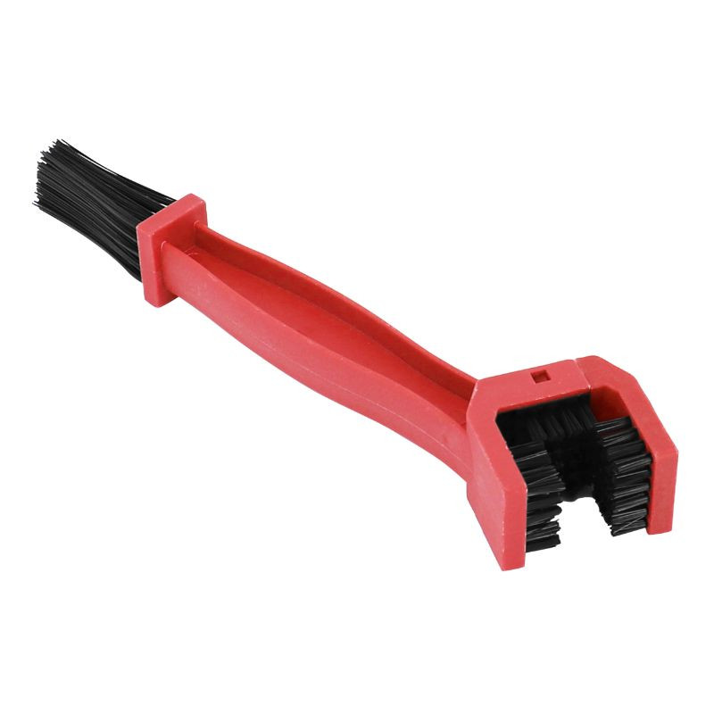 BROSSE/PINCEAU DE NETTOYAGE CHAINE MOTO ROUGE BROSSE/PINCEAU DE NETTOYAGE CHAINE MOTO ROUGE origine AZMOTORS -DISPO