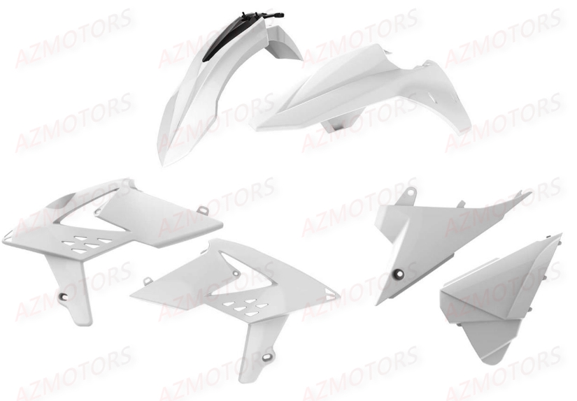 Kit Plastiques Polisport Blanc Beta 15-16 783450WH-Kit Plastiques Polisport Blanc Beta origine BETA -DISPO