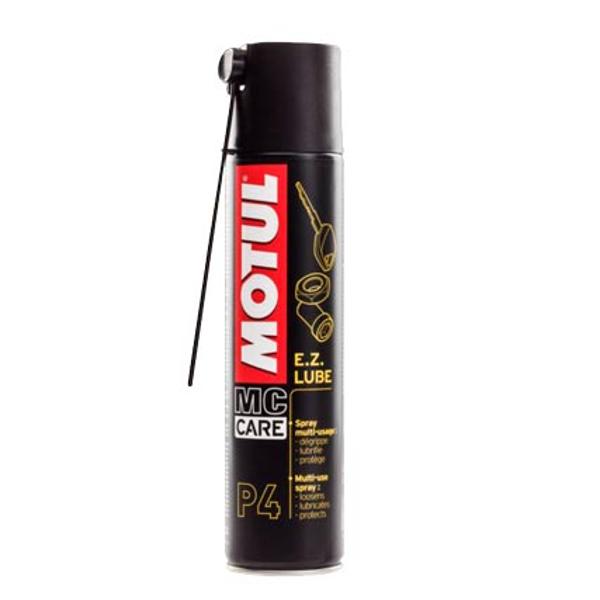 HUILE / LUBRIFIANT MULTIFONCTION MOTUL P4 E.Z LUBE (AEROSOL 400ML) 102991 - HUILE / LUBRIFIANT MULTIFONCTION MOTUL P4 E.Z LUBE (AEROSOL 400ML) origine MOTUL -DISPO