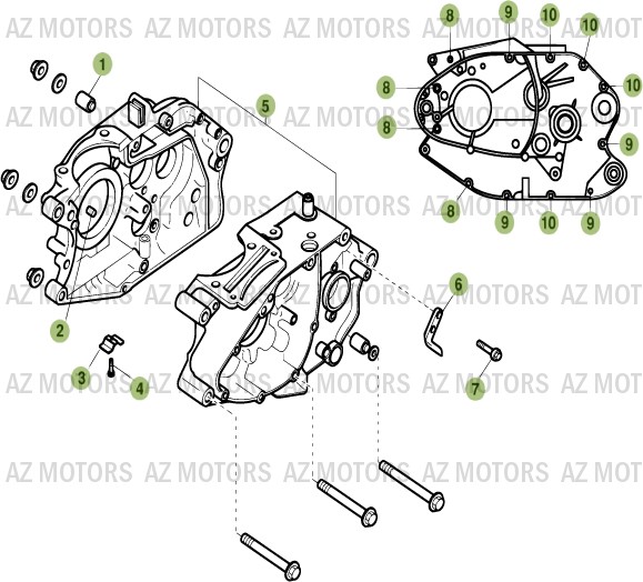Carter AZMOTORS PiÃ¨ces ALP 125cc [2007]