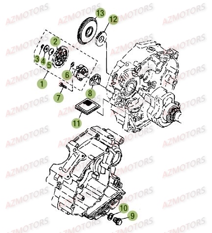 Pompe A Huile AZMOTORS PiÃ¨ces Beta RE 125 4T - 2016