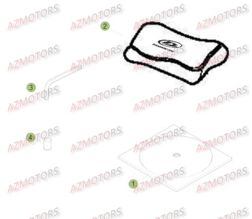 Outillage Special AZMOTORS PiÃ¨ces Beta RR 125 LC Enduro 4T - 2015