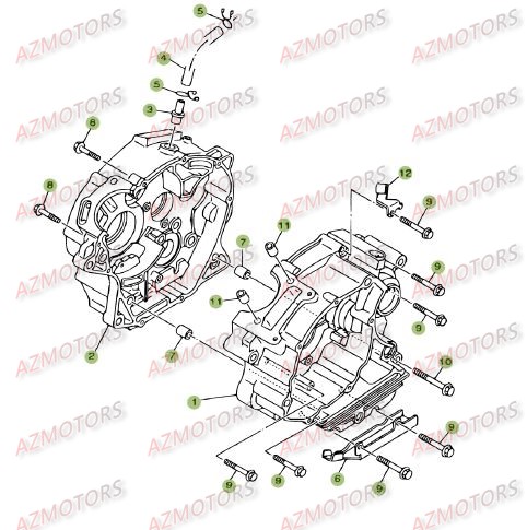 Carter.1 AZMOTORS PiÃ¨ces BETA RR 125 SM 4T - [2007]
