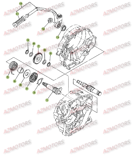 Kickstarter AZMOTORS PiÃ¨ces BETA RR 125 SM 4T - [2009]
