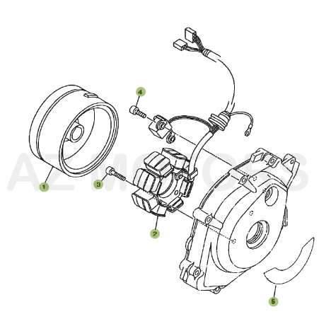 Allumage AZMOTORS PiÃ¨ces BETA URBAN 125 4T - [2008-2011]