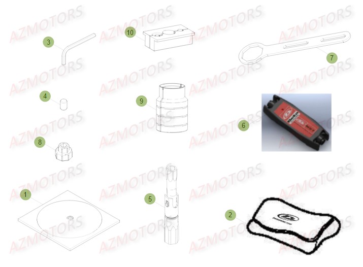 Outillages AZMOTORS PiÃ¨ces BETA RR FACTORY 350 4T -(2015)


