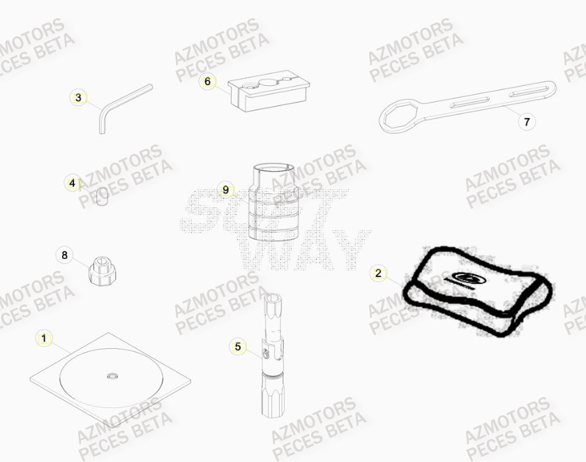 Manuel AZMOTORS PiÃ¨ces BETA RR 4T RACING 480 -(2015)

