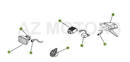 Installation Electrique AZMOTORS PiÃ¨ces BETA Enduro 50 RR - [2005-2006]