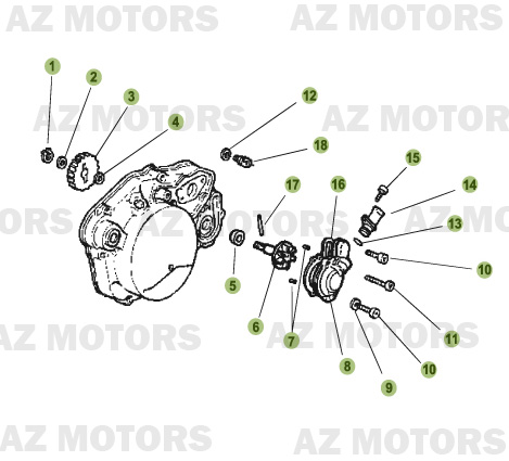 Installation De Refroidissement AZMOTORS PiÃ¨ces Beta RR 50 - 2007-2005