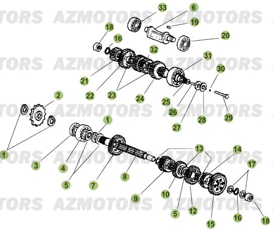 Boite A Vitesses AZMOTORS PiÃ¨ces Beta RR 50 - 2011-2010