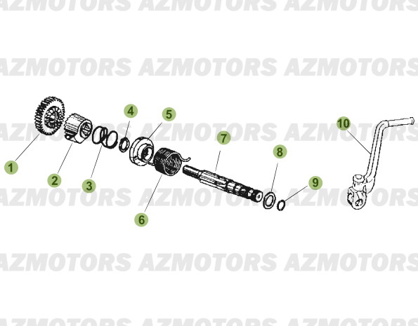 Kickstarter AZMOTORS PiÃ¨ces Beta 50 RR FACTORY - 2013-2012