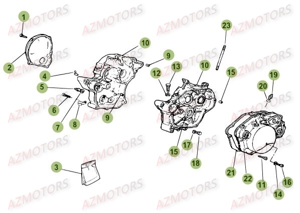 Carter AZMOTORS PiÃ¨ces Beta 50 RR RACING - 2016
