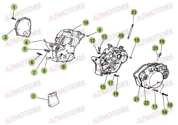 Carter AZMOTORS PiÃ¨ces Beta RR 50 SPORT - 2016