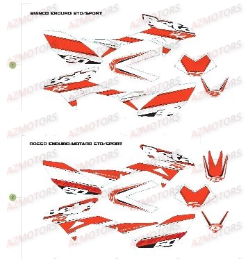 Decors AZMOTORS PiÃ¨ces Beta RR 50 SPORT - 2017