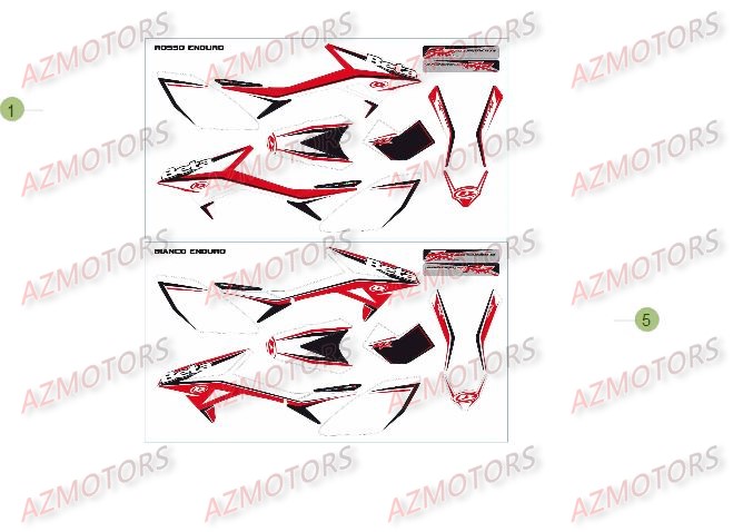 Decors Du No Serie 200001 A 201505 AZMOTORS PiÃ¨ces Beta RR 50 STANDARD - 2015