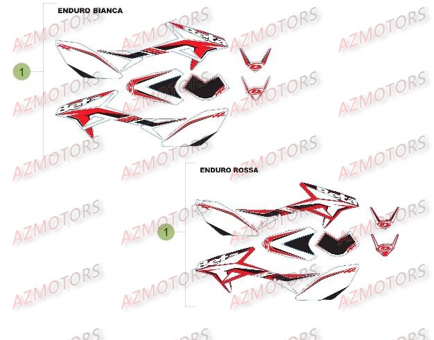 Decors Du No Serie 201506 A 299999 AZMOTORS PiÃ¨ces Beta RR 50 STANDARD - 2015