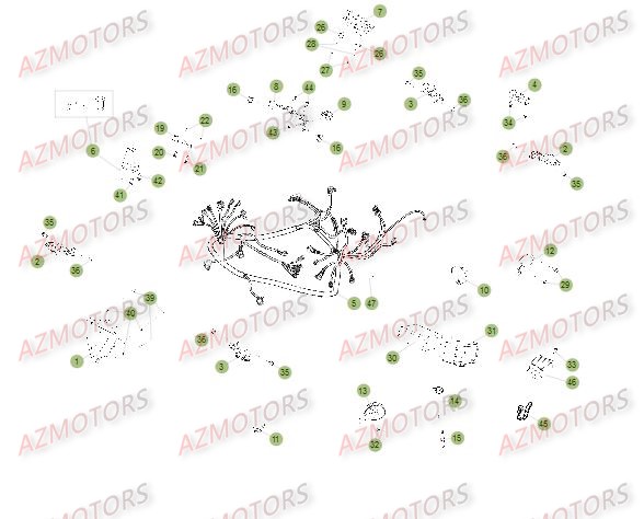 Installation Electrique Du No Serie 201252 A 299999 AZMOTORS PiÃ¨ces Beta RR 50 STANDARD - 2015