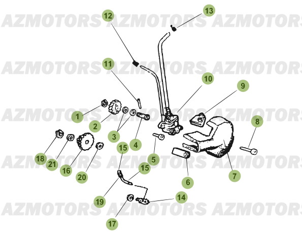 Circuit De Lubrification AZMOTORS PiÃ¨ces Beta 50 Motard TRACK - 2013-2012