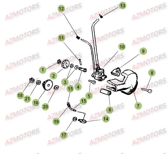 Circuit De Lubrification AZMOTORS PiÃ¨ces Beta 50 Motard TRACK - 2015-2014