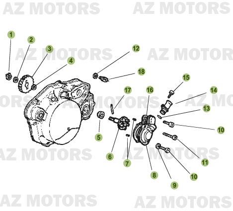 Installation De Refroidissement 2 AZMOTORS PiÃ¨ces Beta 50 Motard TRACK - 2011-2010