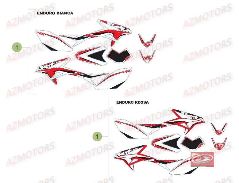 Deco No Serie 201506 A 299999 AZMOTORS PiÃ¨ces Beta RR 50 STANDARD - 2014