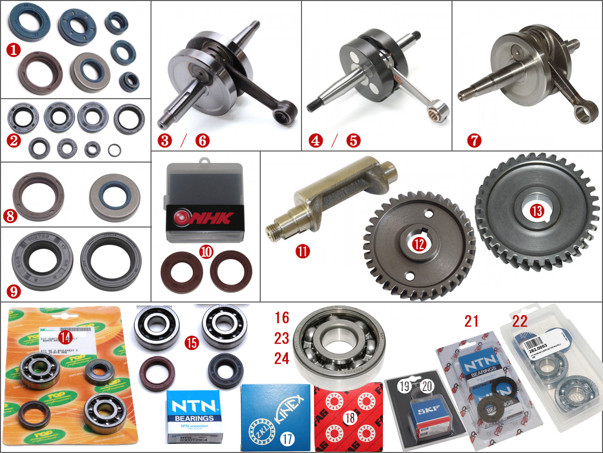 Bas Moteur AZMOTORS PIECES ACCESSOIRES ADAPTABLES BETA RR / SM 50 ADAPTABLE