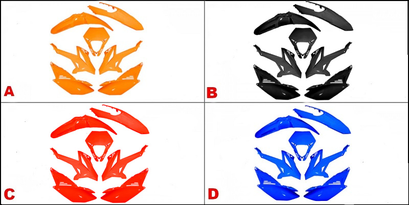 Carenages Adaptable Beta 50 AZMOTORS PIECES ACCESSOIRES ADAPTABLES BETA RR / SM 50 ADAPTABLE