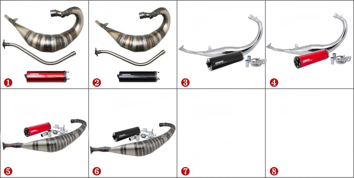 Echappement Voca AZMOTORS PIECES ACCESSOIRES ADAPTABLES BETA RR / SM 50 ADAPTABLE