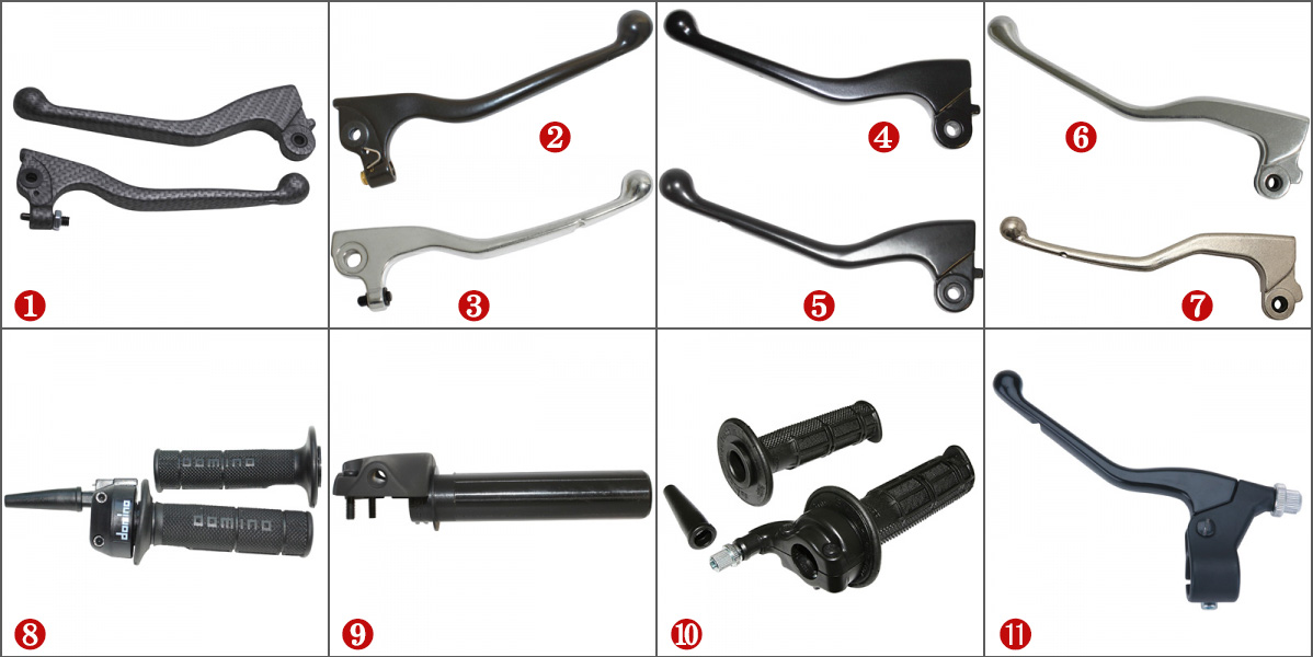 Levier Poignee AZMOTORS PIECES ACCESSOIRES ADAPTABLES BETA RR / SM 50 ADAPTABLE