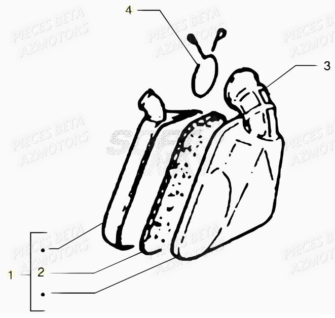 Filtre A Air AZMOTORS PiÃ¨ces Scooter 50 ARK AIR 2013