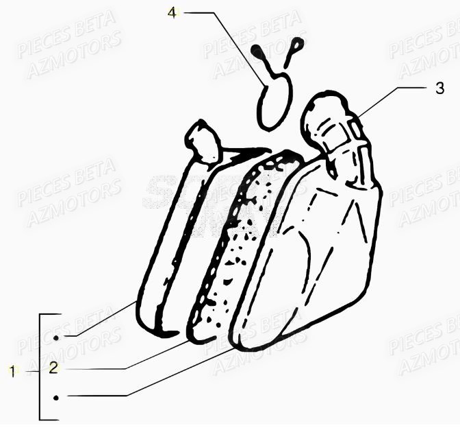 Filtre A Air AZMOTORS PiÃ¨ces Scooter 50 ARK LC 2013