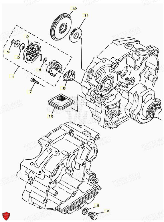 Pompe A Huile AZMOTORS PiÃ¨ces ALP 125 [2008-2011]