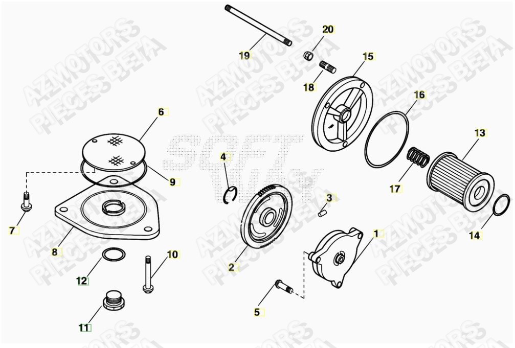 Pompe A Huile AZMOTORS PiÃ¨ces ALP 200 [2018]