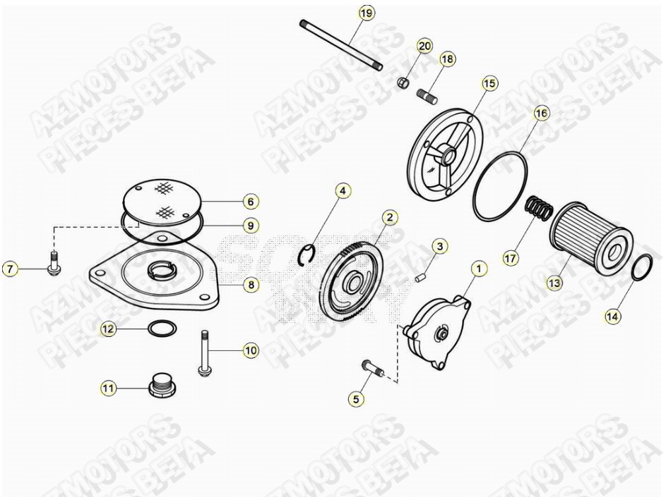 Pompe A Huile AZMOTORS PiÃ¨ces ALP 200 [2020]