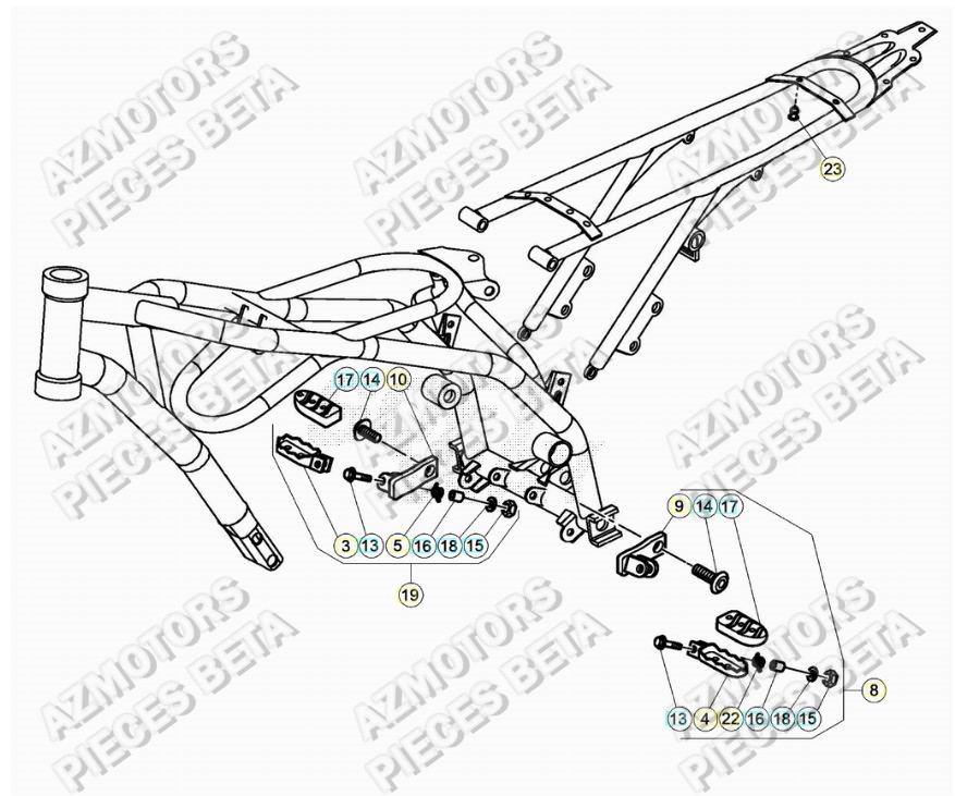 Accessoires Du Chassis AZMOTORS PiÃ¨ces ALP 200 [2021]