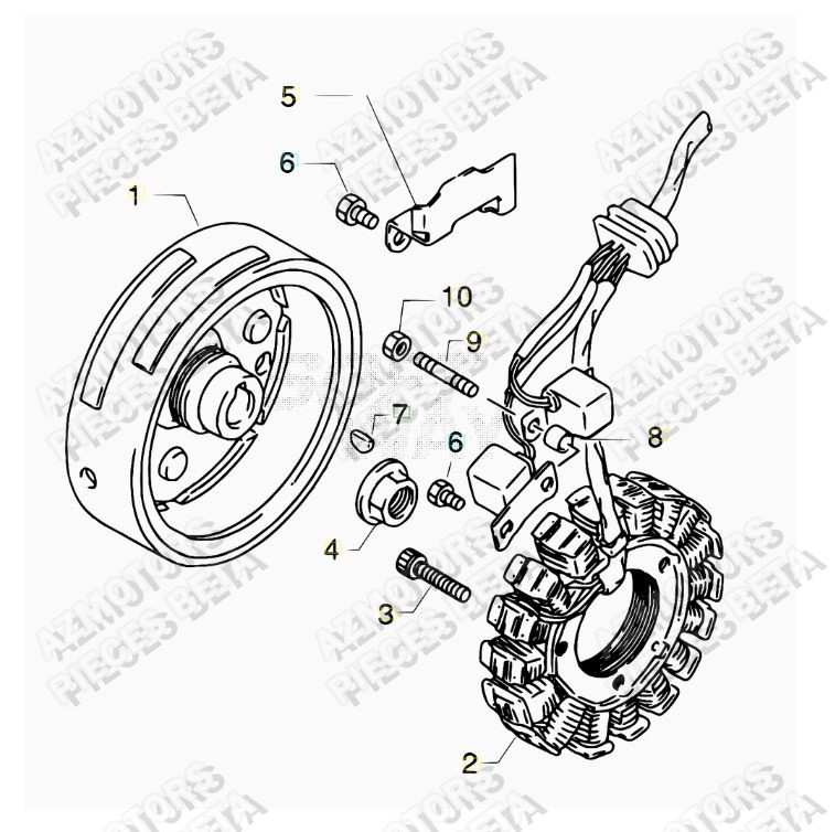 Allumage AZMOTORS PiÃ¨ces ALP 4.0 350cc [2007-2013]