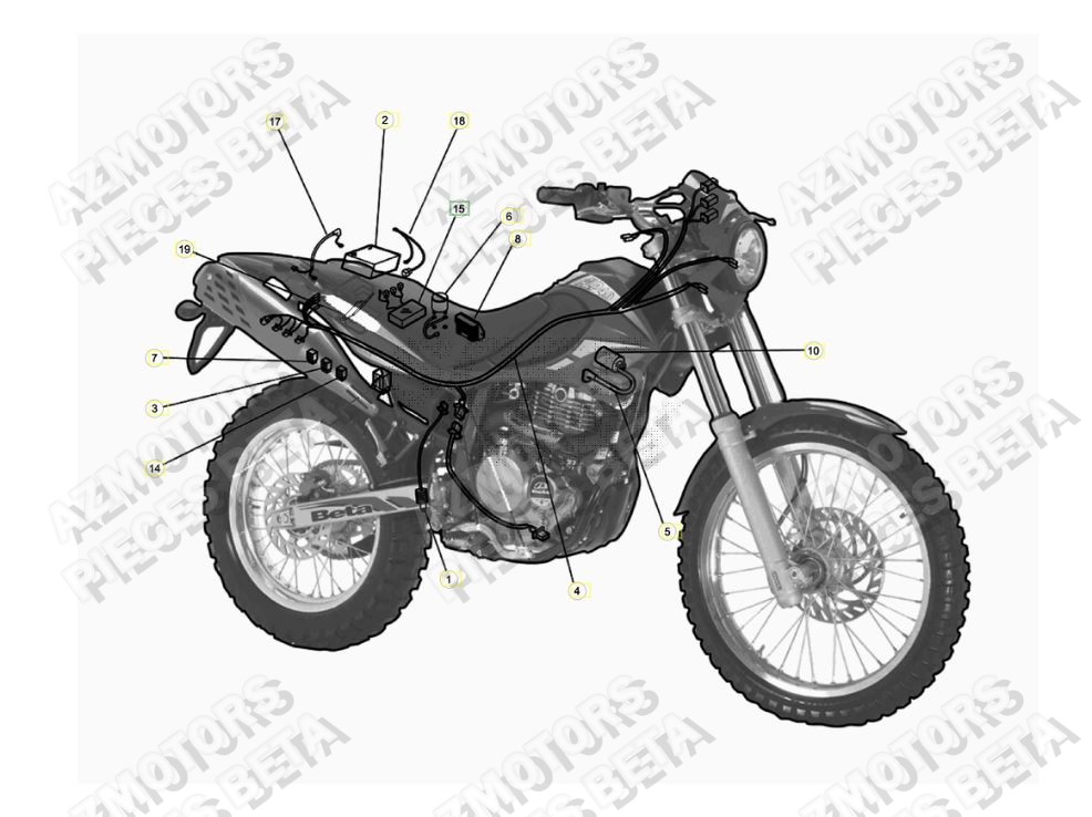 Equipement Electrique AZMOTORS PiÃ¨ces ALP 4.0 350cc [2014-2015]