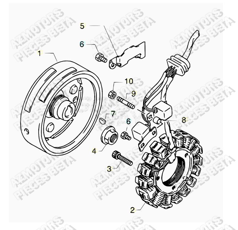 Allumage AZMOTORS PiÃ¨ces ALP 4.0 350cc [2016-2017]