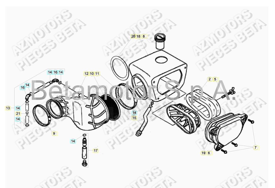 Filtre A Air AZMOTORS 