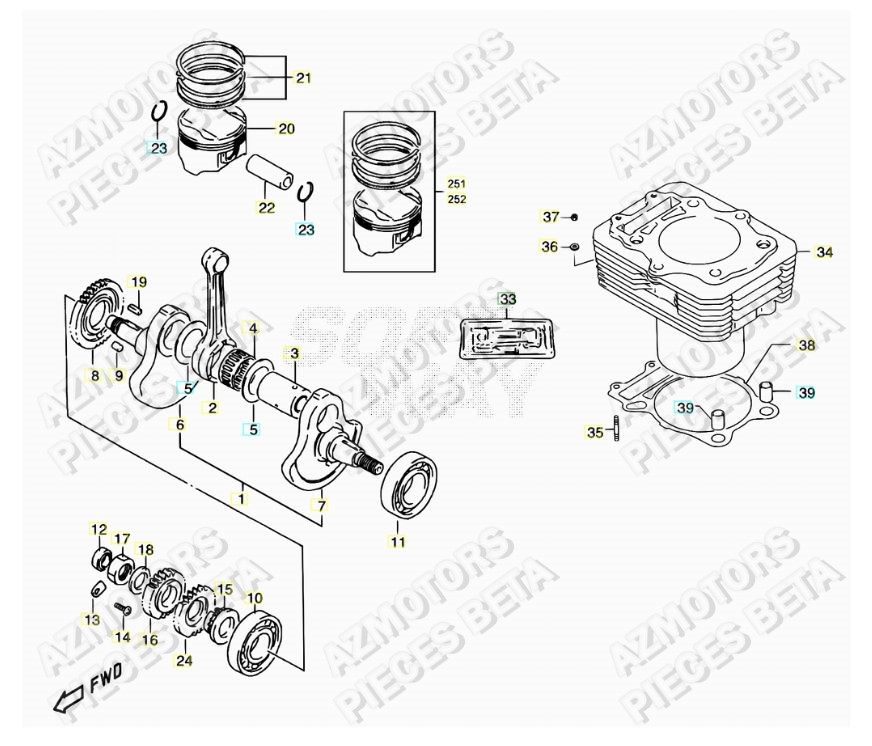 Vilebrequin AZMOTORS 