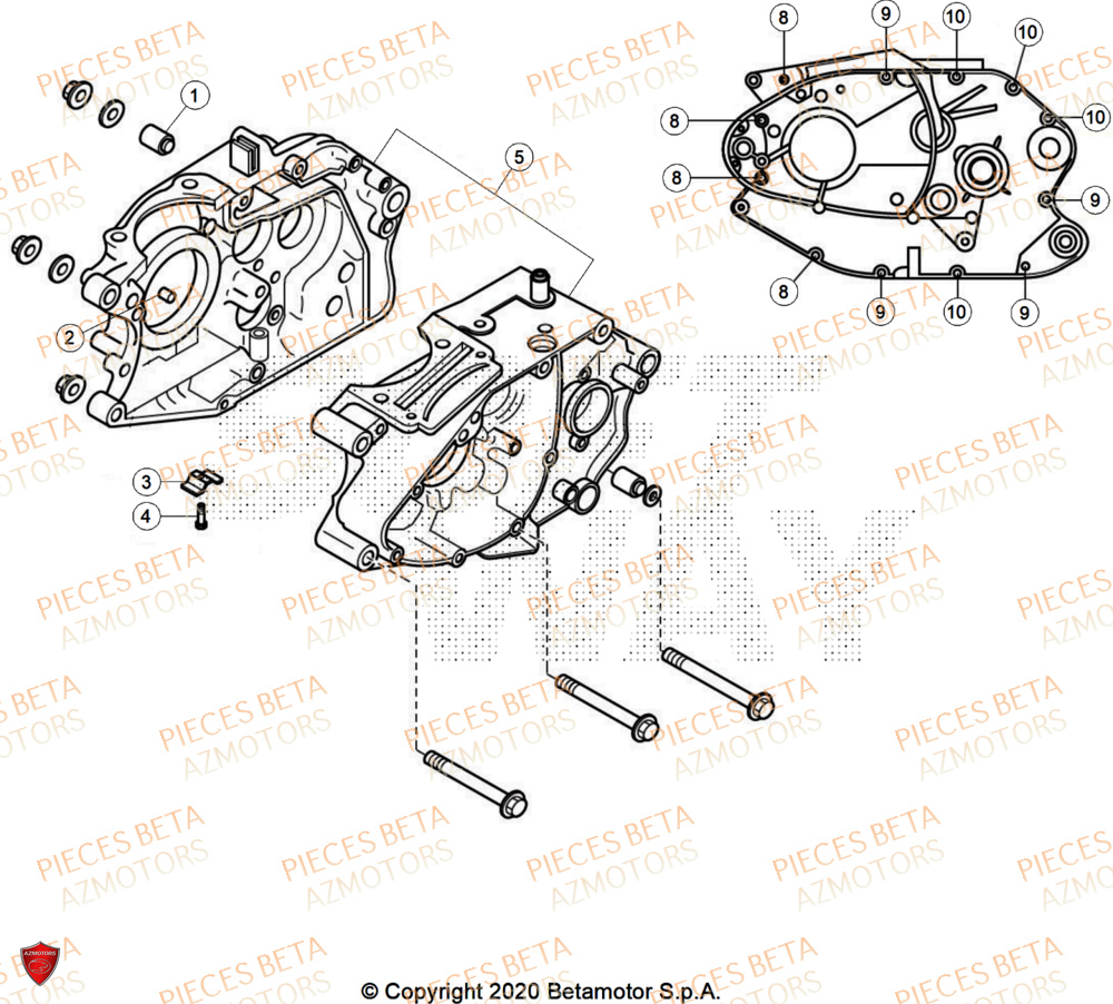Carter Moteur AZMOTORS PiÃ¨ces ALP 200 [2024]