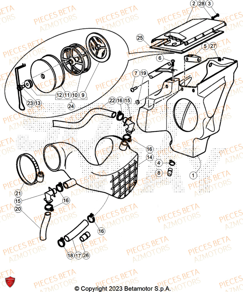 Filtre A Air AZMOTORS PiÃ¨ces ALP 200 [2024]