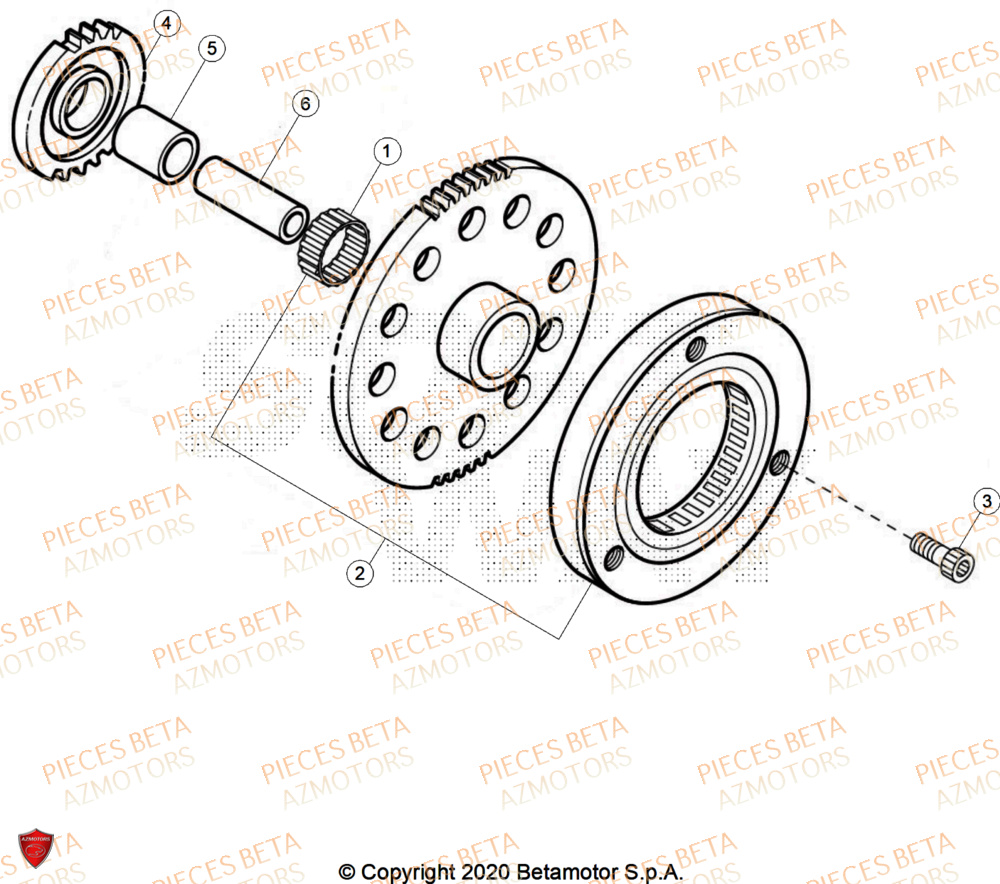 Roue Libre AZMOTORS PiÃ¨ces ALP 200 [2024]