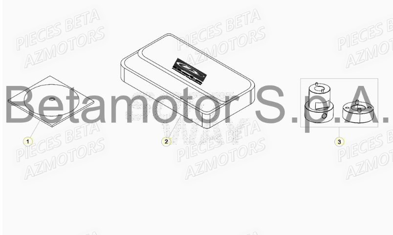 Outils AZMOTORS PiÃ¨ces BETA RR XTRAINER 250 2T - (2017)
