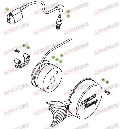 Allumage AZMOTORS PiÃ¨ces BETA EVO-125 2T - [2016]