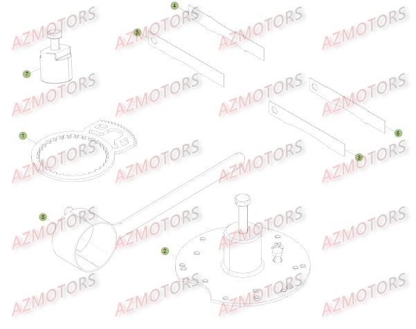 Outils AZMOTORS PiÃ¨ces BETA EVO-200 2T - [2015]